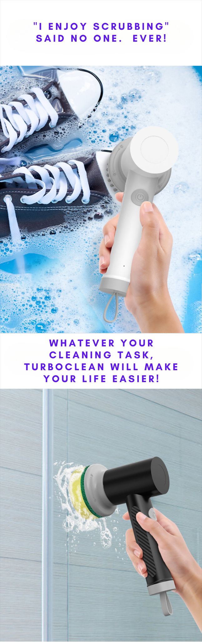 Turboclean. Maximum clean, minimum time.
