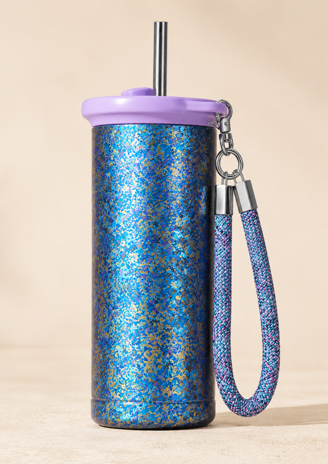Pure Titanium Galaxy Straw Tumbler