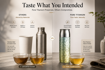 Anodized Titanium Tea Thermos