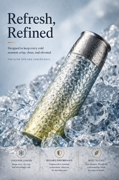 Anodized Titanium Tea Thermos