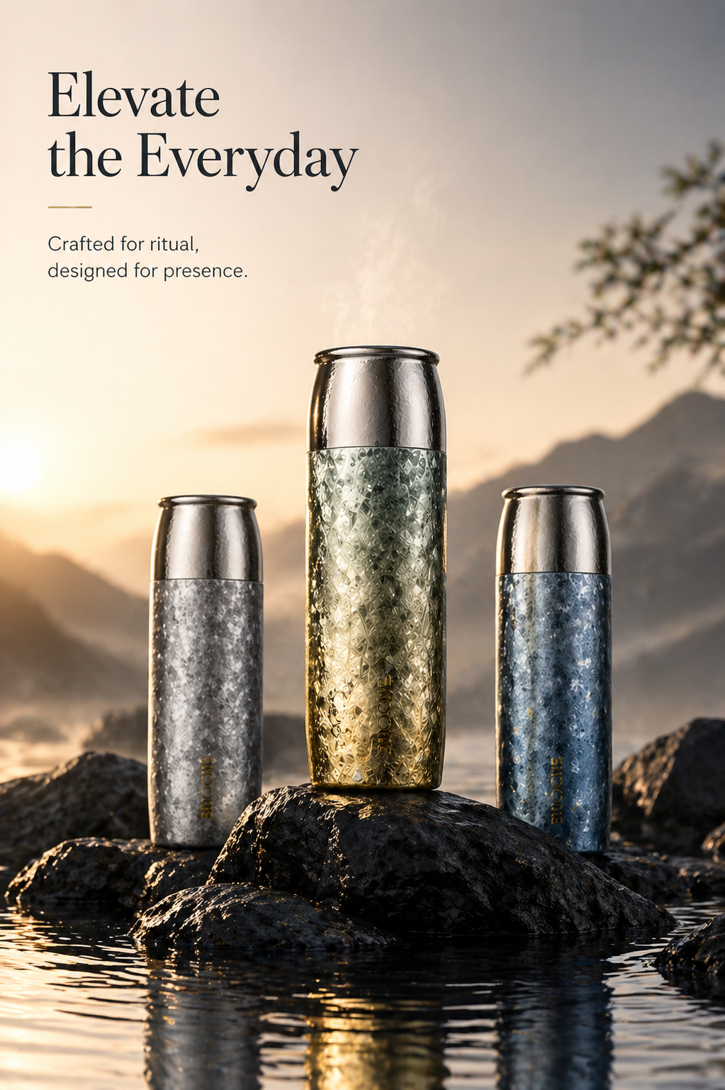 Anodized Titanium Tea Thermos